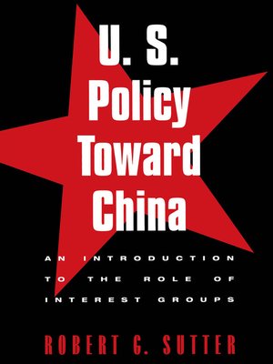 cover image of U.S. Policy Toward China
